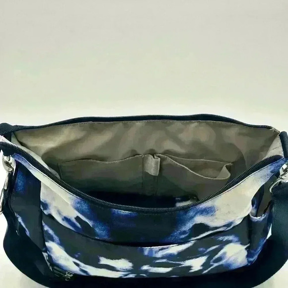 Baggallini Modern Everywhere Crossbody Bag | Navy Ink Tie Dye - Picture 9 of 11